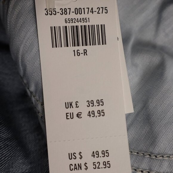 Hollister Jeans Low-Rise Baggy |‎ Women's W33/16R Regular | Blue Denim NWT - Picture 12 of 14